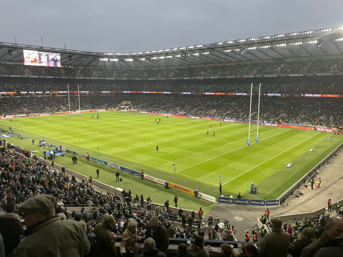 Another bucket list ticked off today! Not really a Rugby Union man but nothing like an Eng v Australia International - whatever the sport