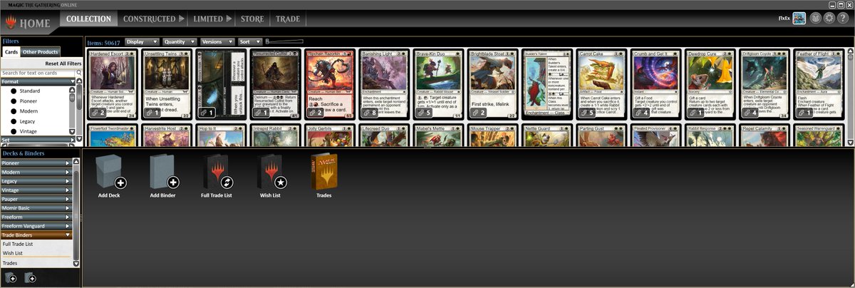 FelixGrezes's tweet photo. Hey @MagicOnline , not sure what you changed in the latest update rgarding card sizes, but cards are huge on my screen now. And they seem to respond to window height resizing, but not width. Whatever your intentions are, this is worst than before. https://t.co/dJR1V5UBlG