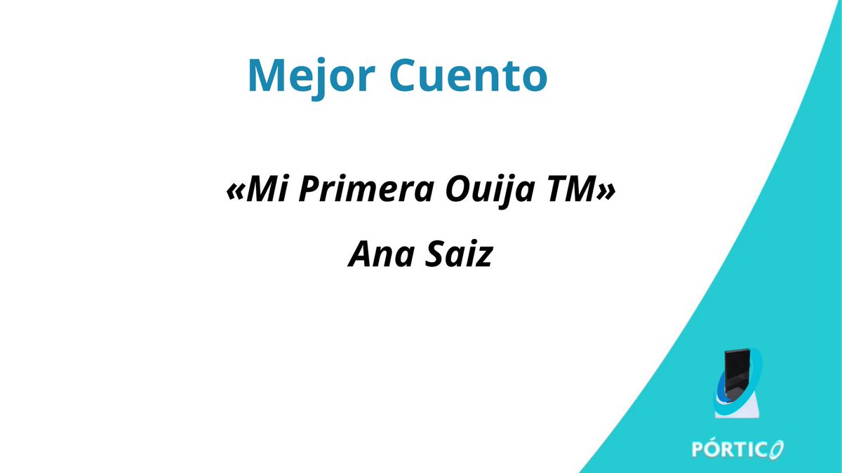 Premio Ignotus para Mejor Cuento para “Mi Primera Ouija TM” de  <a href="/anasaiz/">Ana Saiz #TeamFantasmas</a>

¡Ojito, lo ha entregado Han Solo!