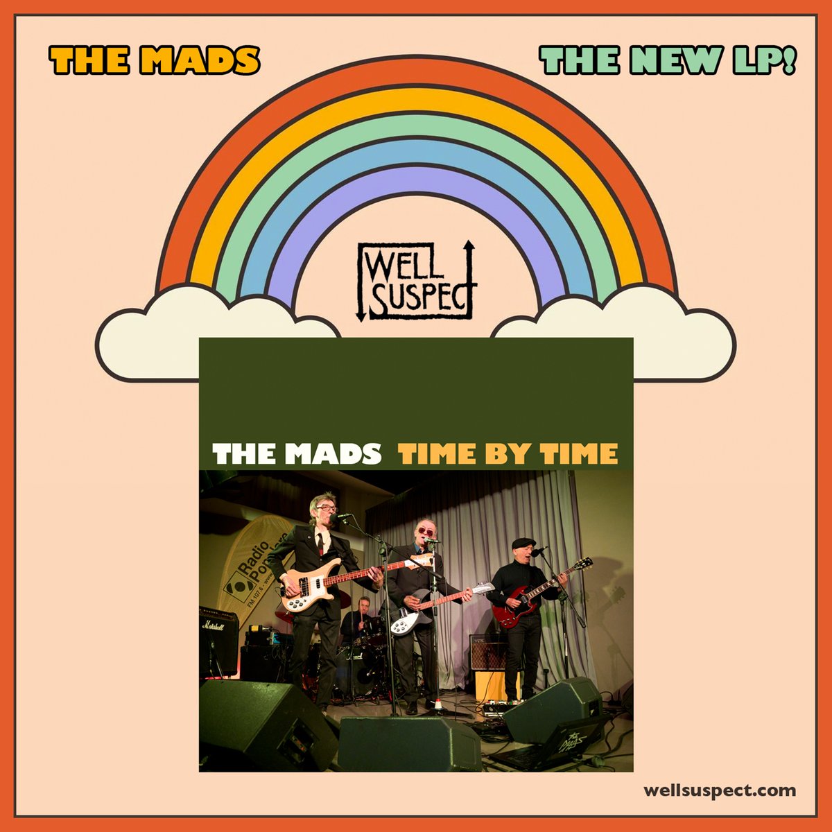 TheMads_Band's tweet photo. Out now. 
The Mads - Time By Time 
feat the single Rabbit On The Run 
and cover of The Action classic, Never Ever. 
LP, CD &amp; digital on Well Suspect Records. 
https://t.co/NwELOKp873 
#wellsuspectrecords #themads #newrelease https://t.co/MyT8P59gJz