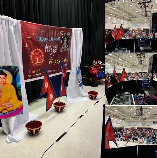 DjShiVish's tweet image. #Djroel and #DJSid all set and ready for Diwali celebrations at Stoneridge Association.
#ShiVishTeam #Diwali #diwalicelebration #djs #djservices #Nov9