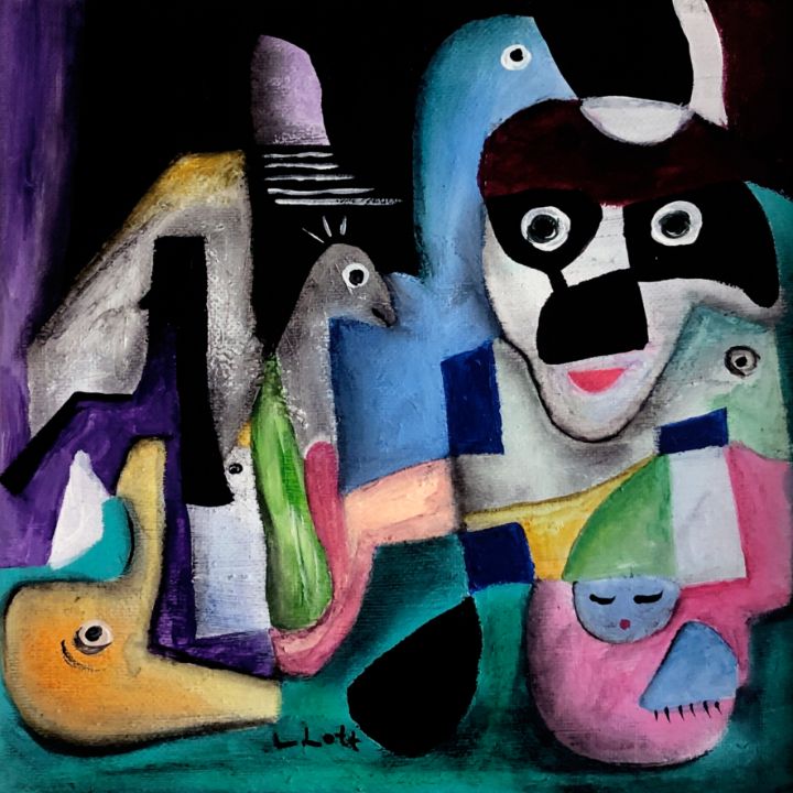 Art of the Day: "Line stories I". Buy at: ArtPal.com/LizaGerassiLot…