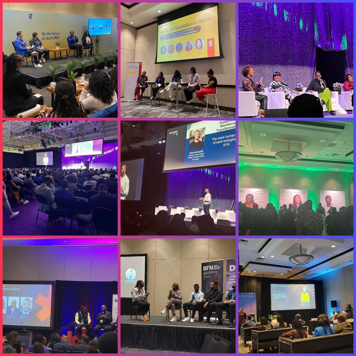 Ms_P_Hall's tweet photo. 🤩2 full days of dynamic speakers, learning, demonstrations, networking, connecting & building community @ #BFTR2024 Global Tech Summit. Thx 🙏🏽 @OttCatholicSB & @oectaottawa 4 supporting this #ocsbDL #ocsbEL venture in my pursuit to #LeverageDigital #AI #PD @jarule @joinobsidi https://t.co/JAV3NKKaU4