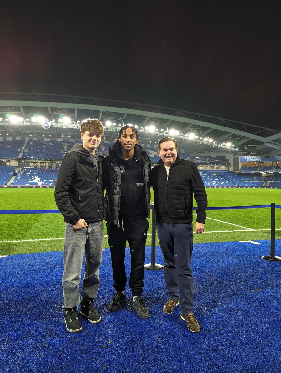 You to me are everything, Jao Pedro! What a game and such a pleasure to enjoy with my youngest son. Thoughts are with my brave eldest boy as ever. We will get through this! #family