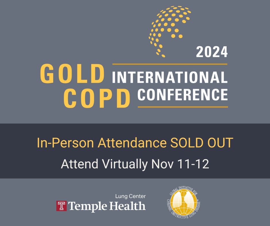 It’s not too late to join #GOLDCOPD2024! In-person registration is sold out, but you can still attend online to hear from top COPD experts and earn up to 8.25 CME/CE credits. Join virtually Nov. 11-12 or access sessions on demand for a full year

bit.ly/4bNNAUV