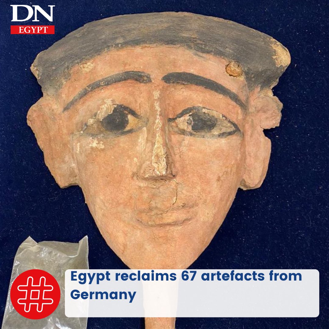 DailyNewsEgypt's tweet image. #Egypt reclaims 67 #artefacts from #Germany

Read more: shorturl.at/TRs64