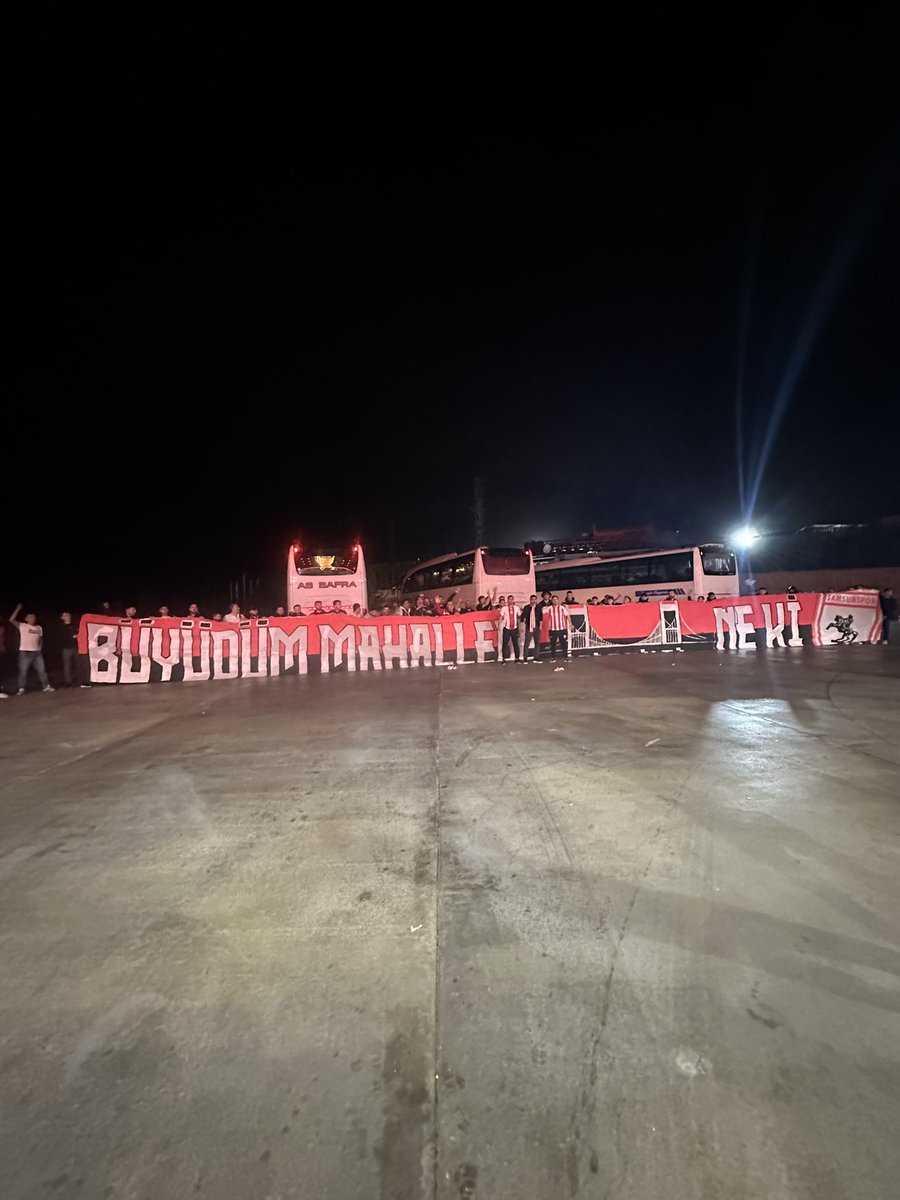 Sonu sana çıkan yollar memleket bize #Samsunspor