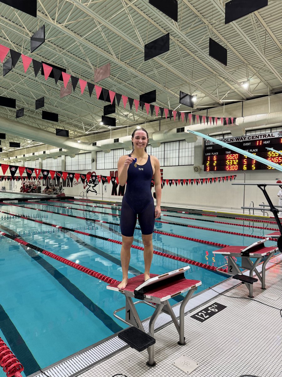 Congratulations Katie
IHSA Swim Sectionals 
100 free Champion 🥇
Headed to State !!!!