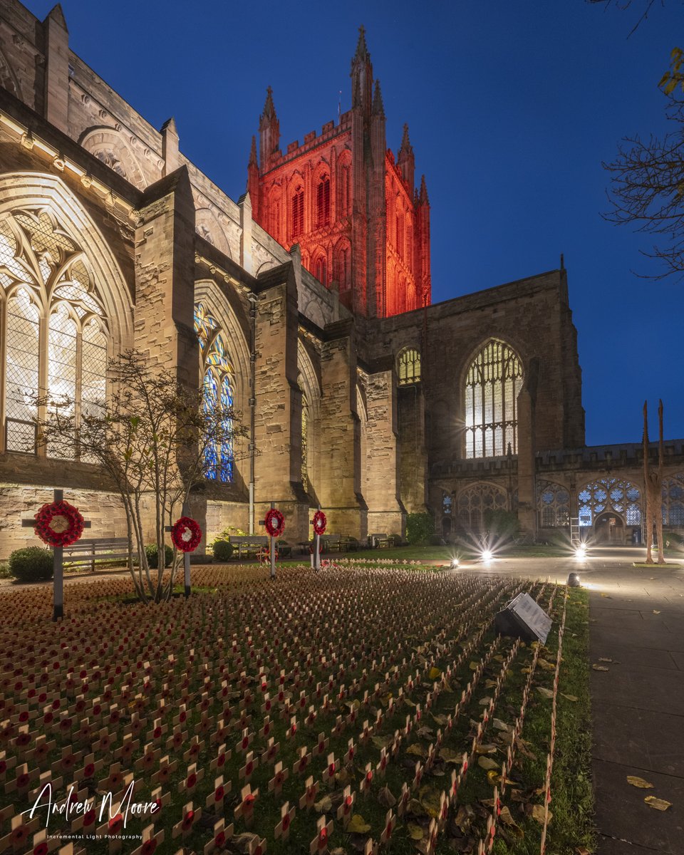 Hereford ready for tomorrow. 
We will remember.