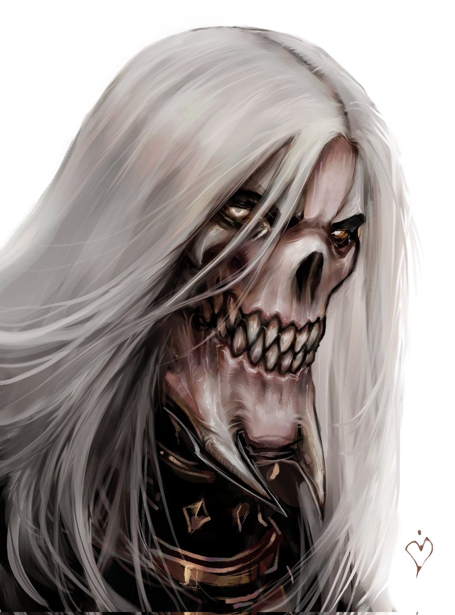 Vveyash's tweet photo. Redraw after... Almost 2 years kk😭

#Karthus
#Pentakill https://t.co/VHAoUI1rZB