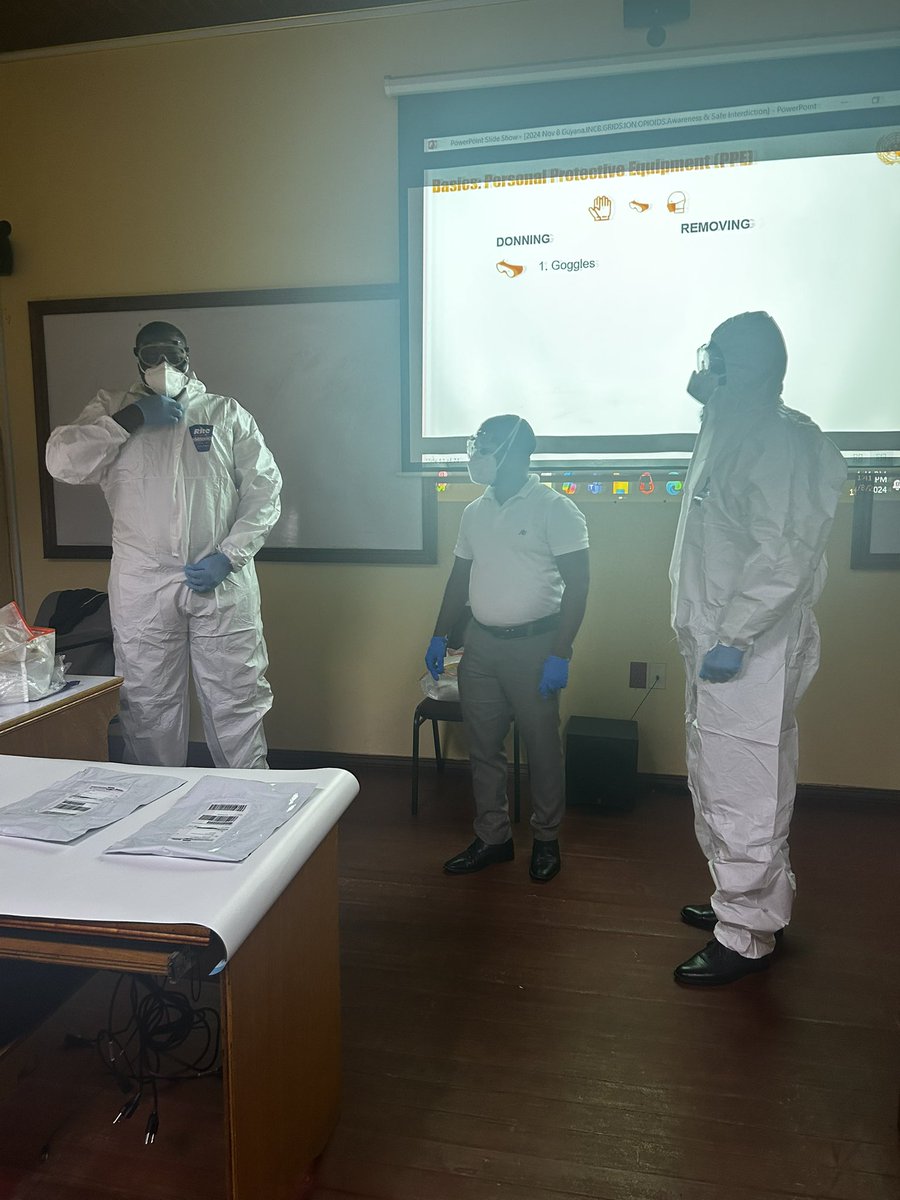 Marzia Deflorian (@marzianatn) on Twitter photo Wrapped up a successful 2-day training in Guyana 🇬🇾 on NPS, non-medical opioids & dangerous substances. Officers now have access to INCB's intelligence tools to strengthen their response. Big thanks to <a href="/guyanapolice/">Guyana Police Force</a> for the support and <a href="/CImpacs/">CARICOM IMPACS</a> for coordinating! Wrapped up a successful 2-day training in Guyana 🇬🇾 on NPS, non-medical opioids & dangerous substances. Officers now have access to INCB's intelligence tools to strengthen their response. Big thanks to <a href="/guyanapolice/">Guyana Police Force</a> for the support and <a href="/CImpacs/">CARICOM IMPACS</a> for coordinating!