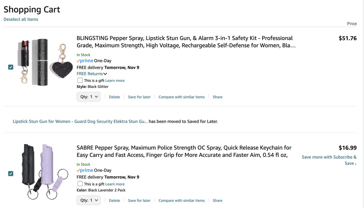 This weekend, I’ll be having a talk and making a special delivery with my daughter—a conversation all of us should be having with our daughters in college right now.

ME: Here’s extra pepper spray for you and your roommate. Never be alone on campus, especially at night. If