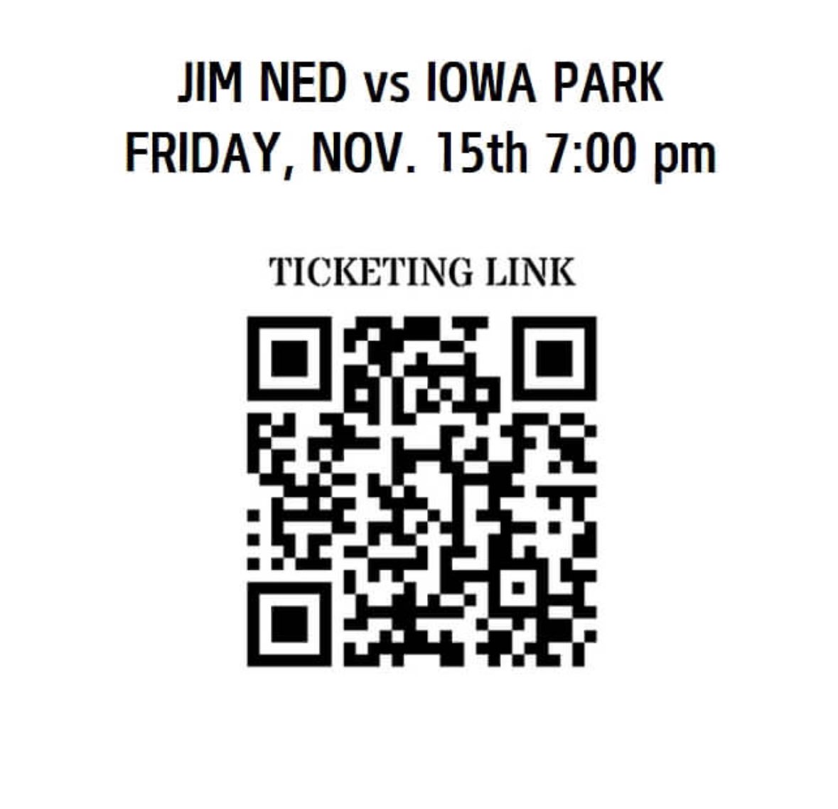 We need you there!!! Let’s make it the best atmosphere in the state!!!