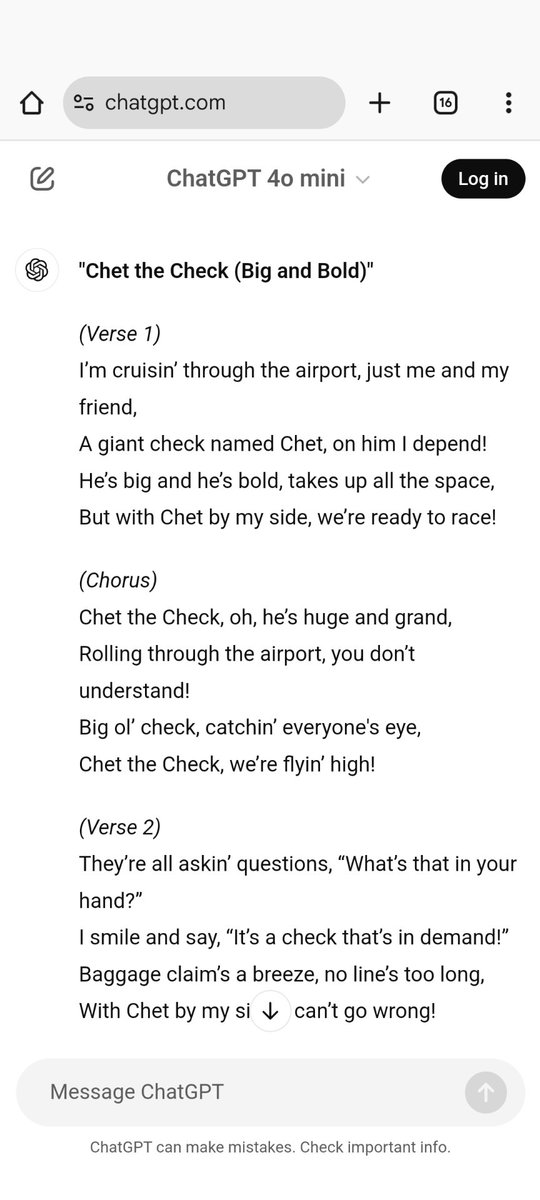 #ChettheCheck used their knowledge of AI from the <a href="/AMLE/">AMLE</a> conference to write a song.