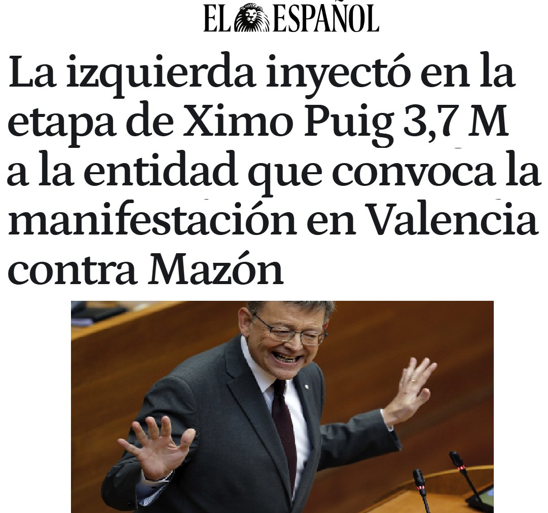 A la izquierda no la verás recoger un gramo de barro pero sí montar manifestaciones y utilizar políticamente tragedias. Y todo regado y pagado con tus impuestos.

En Castilla la Mancha con Page hubo muertos, total desidia, no hubo ninguna alerta. No verás ninguna manifestación.