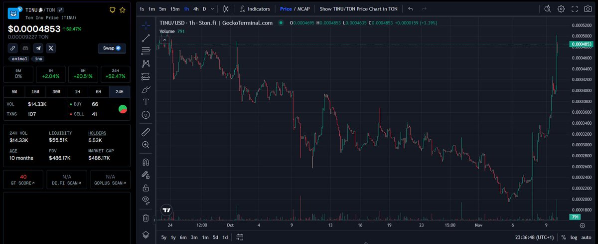 Step by step...
come together with us and let's #MakeTonGreatAgain

$TINU $TON