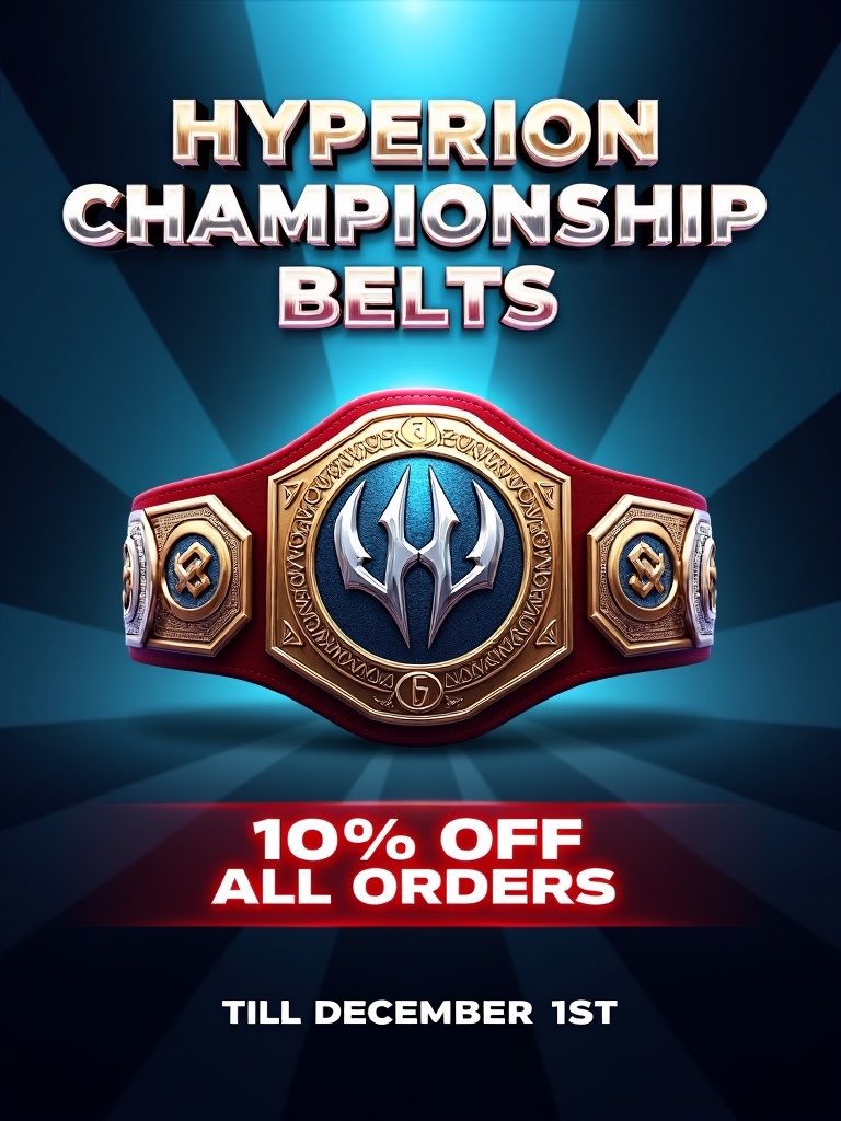 Hyperion Championship Belts (@hyperionbelts) on Twitter photo 