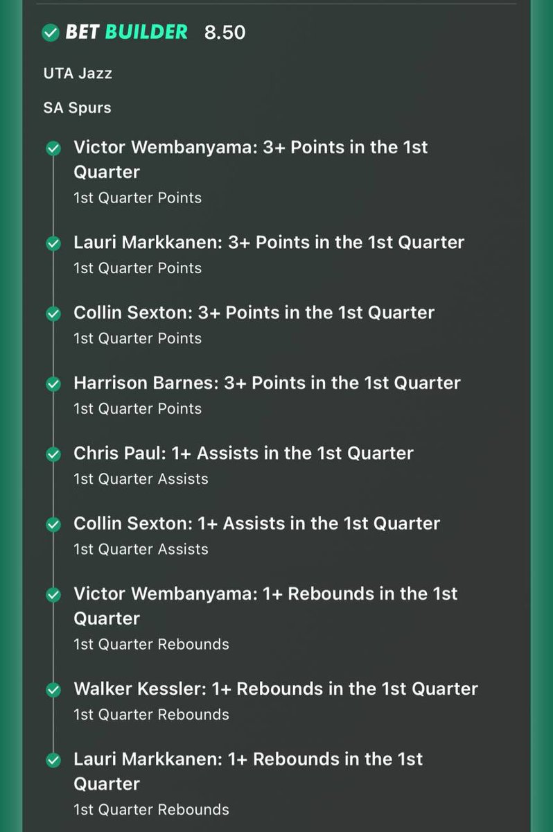 Bang BOOM BOOM big low 

Beautiful stuff happening in VIP , lol

There’s no VIP , just our bet that BOOMED 

Who is up for some late night NBA bets ? 

Likes 👍