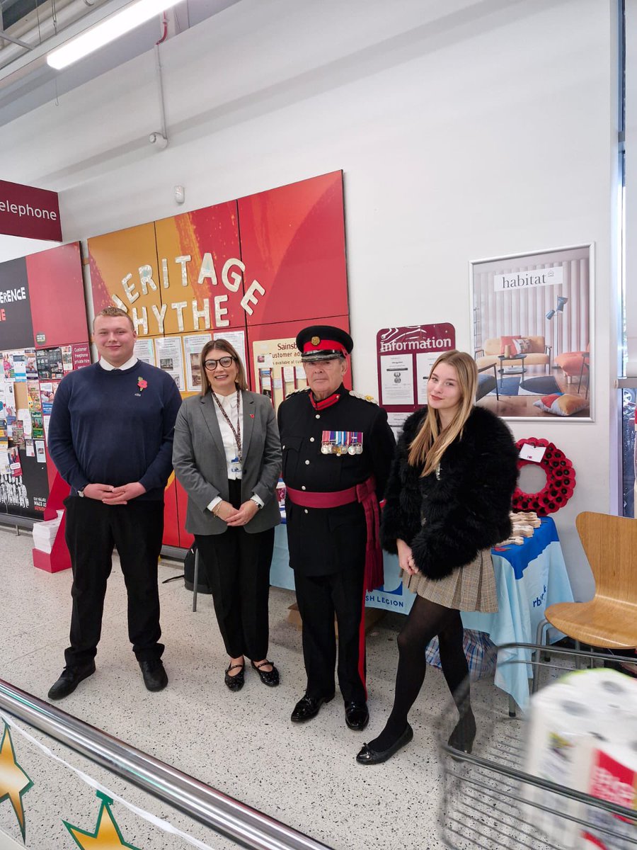 We have enjoyed supporting the @royalbritishlegion in Hythe selling poppies. 
They shall grow not old, as we that are left grow old:
Age shall not weary them, nor the years condemn.
At the going down of the sun and in the morning
We will remember them.

#rememberance