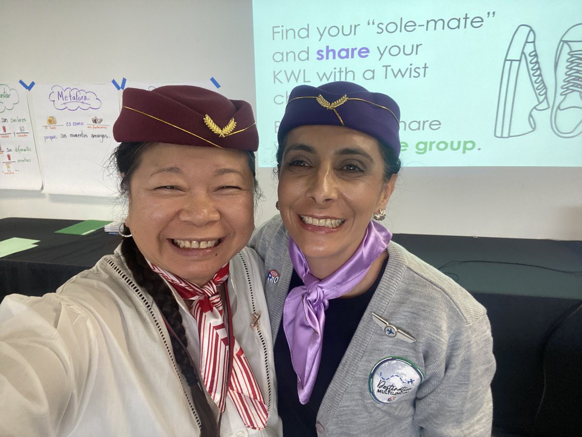 JennyVo15's tweet photo. Another year with @IsabelitaBec from @Region10ESC as our #DestinationESL trainer! We are so excited to welcome our @ILTexasSchools teachers to the 24-25 cohort! Learning together about different strategies to support our #emergentbilingualstudents! @mysterEFJ https://t.co/rDVlqC87T7