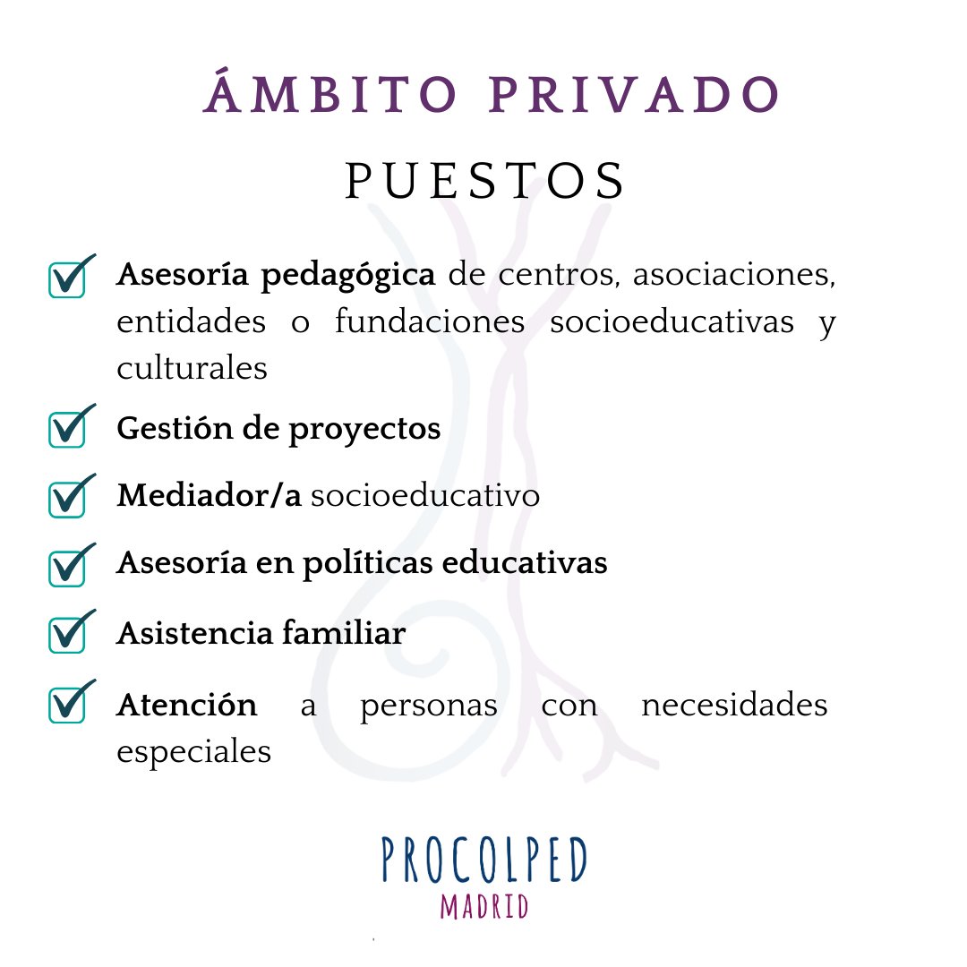 Pro-Colegio de Pedagogía y Psicopedagogía tweet media