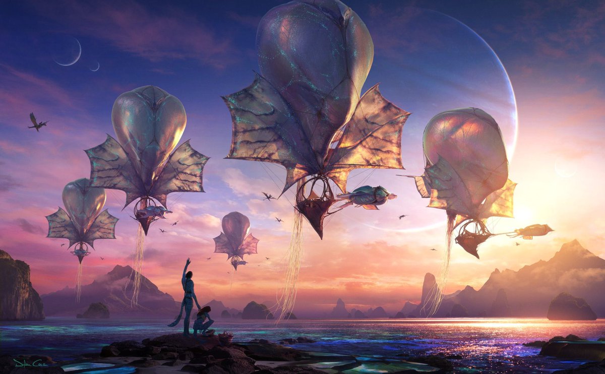 JamesC_Online's tweet photo. Just revealed at #D23Brasil. New concept art for Avatar: Fire &amp; Ash.

Illustrated by Dylan Cole and Steve Messing. 

#Avatar 
#JamesCameron https://t.co/lMPQjIXciI