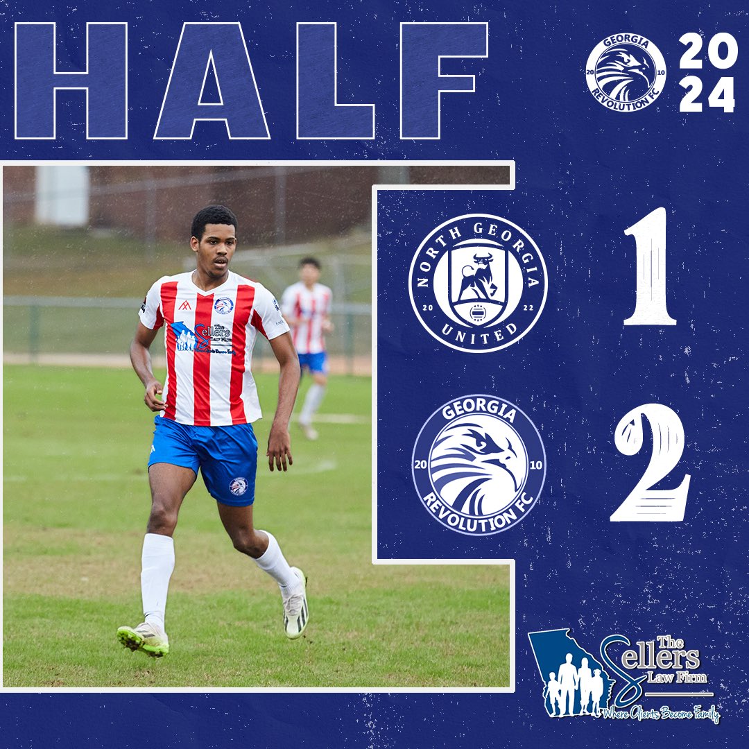 HT | Revs lead with a brace by Mathieu Rose! We continue to bring the energy going into the second half! #UpTheRevs 🔴⚪️🔵 #OurRevolution 🦅⚽️