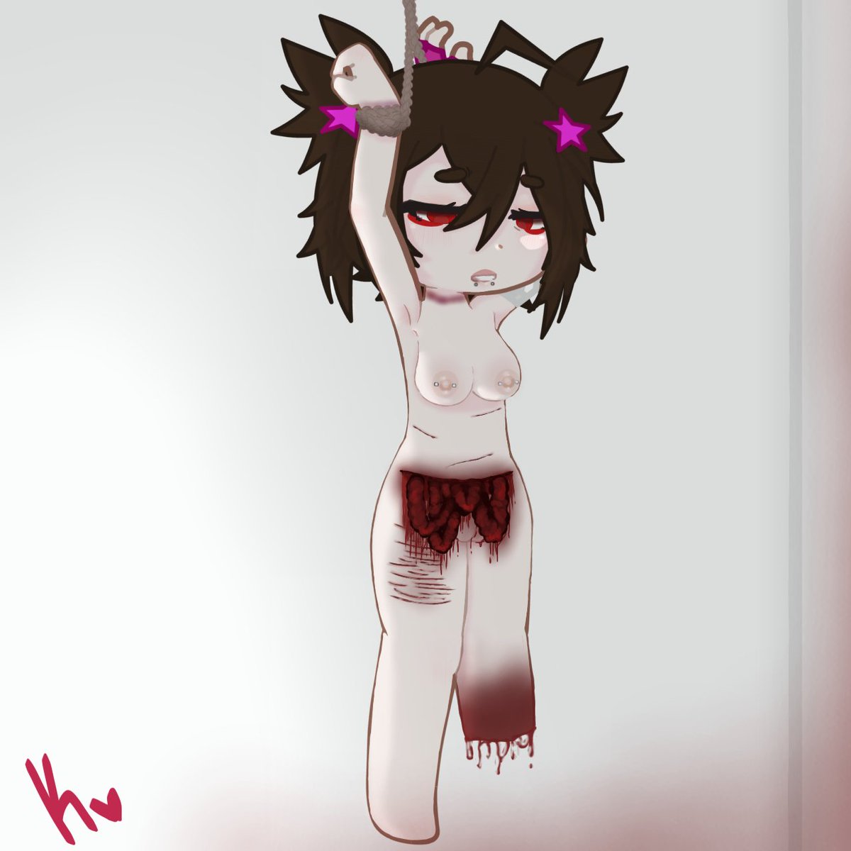 cosmo01_star's tweet photo. No me sale hacerle un fondo decente y siento que tuve que hacerle más cortes. (⁠･ั⁠ω⁠･ั⁠)

#ibispaint #ibisPaintX #originalcharacters #gachadrawing #gachagore #gore #gacha #gachaeditor #Blood #Drawing #goreleve #gachanfsw #GachaEdit #gachaheat #gachanfswcomunity #GL2 https://t.co/NTKXiZwDWv
