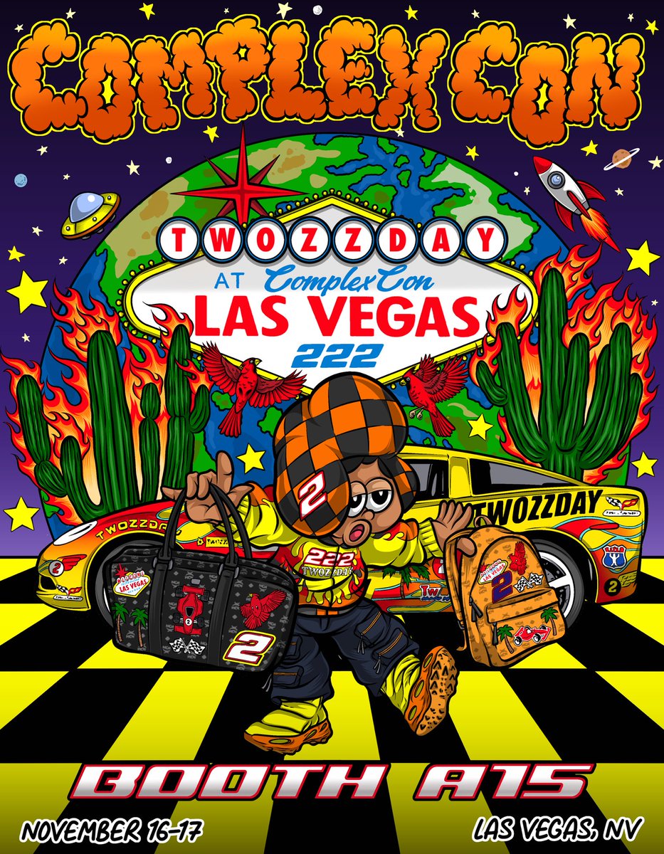 We at Complexcon Next Week!! First year in Vegas so it’s only right. New Drops ,  New Releases , Pull up &amp; come shop! 🐦‍🔥🥈💫