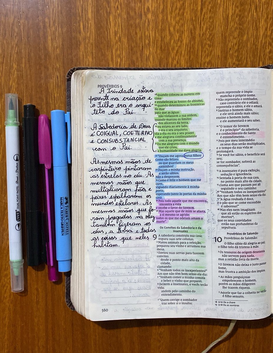 brups_machado's tweet image. Conselhos de Provérbios 8:
• Seja prudente.
• Tenha bom senso.
• Não seja maldoso.
• Odeie o mal.
• Não diga palavras perversas.
• Não seja orgulhoso e arrogante.
• Não se afaste de Deus. 
• Não ofereça a Deus o que não te custa nada.