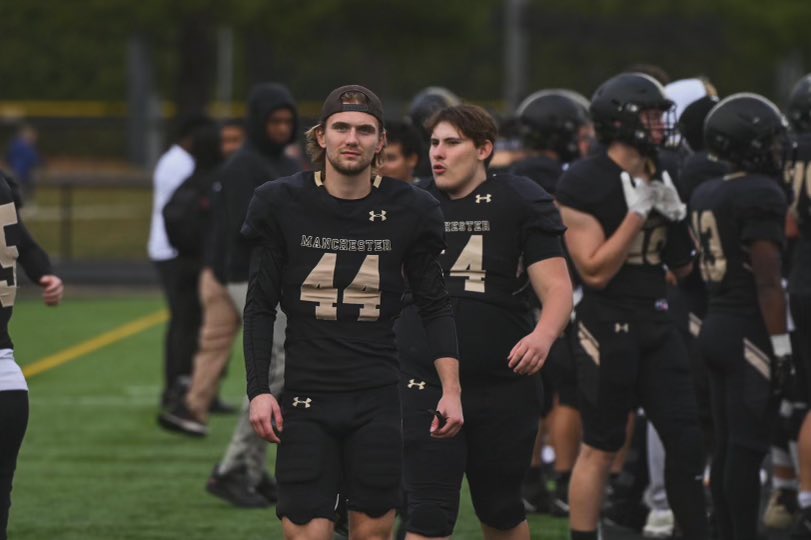 TuscolaAD's tweet photo. Alumni sighting. Aiden Beachy, Senior Day for Manchester Football. https://t.co/efX8Id5eeq