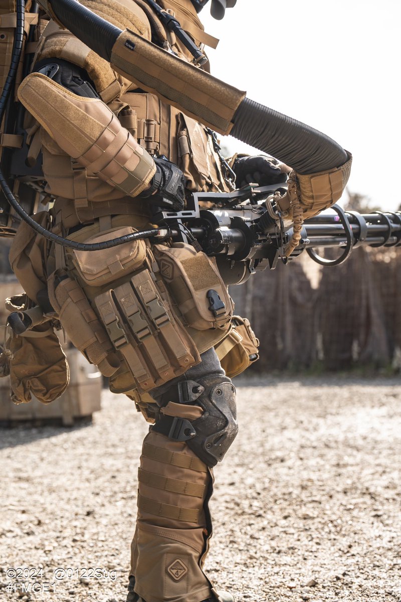 roisin0078's tweet image. #いい銃の日
#ミニガン 

バレル部分に弾速チェック通過のシール❗️
これがエアガンの証😃