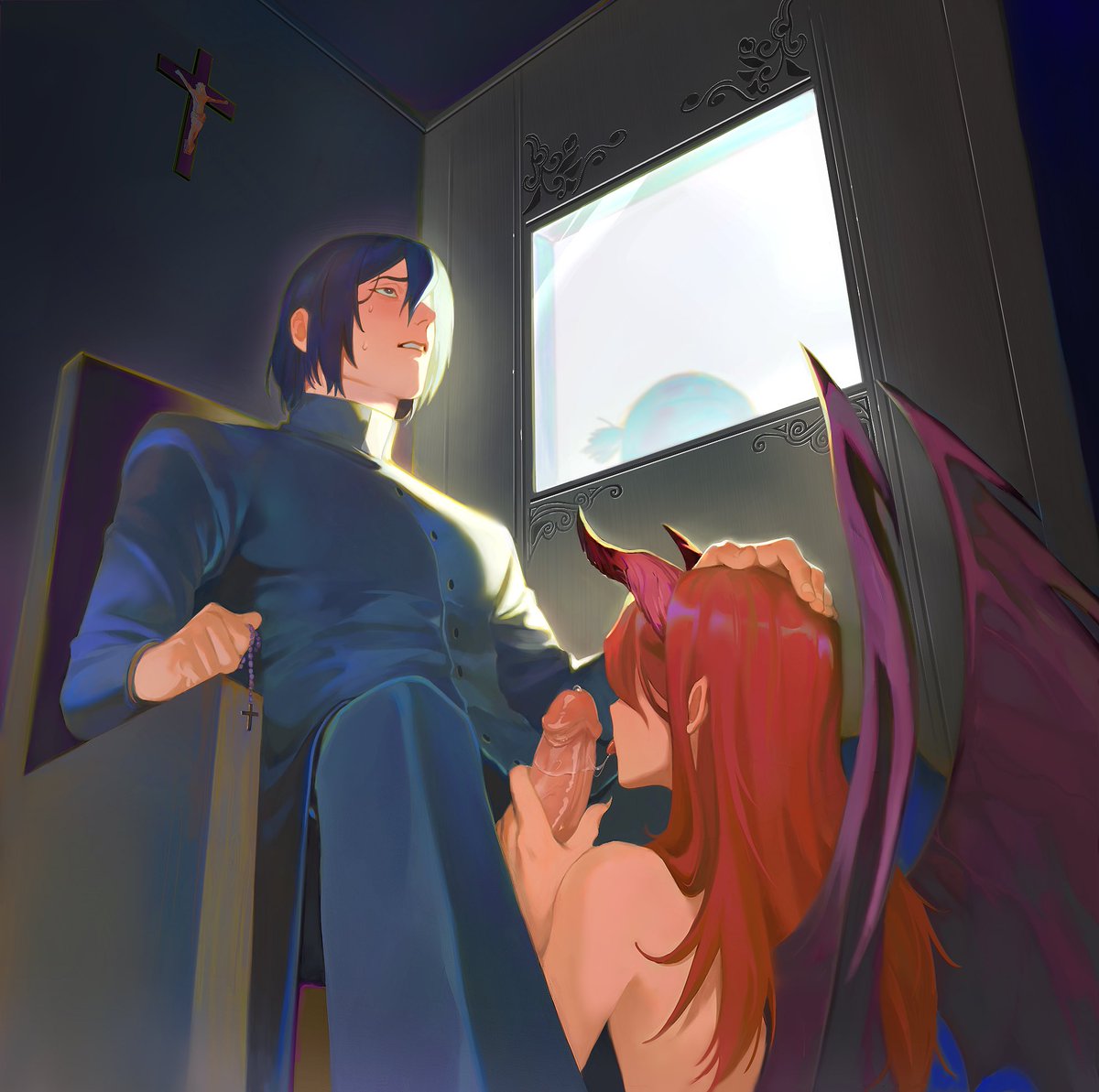 AU Aki x Angel 

Illustration from <a href="/Malizce/">00000</a> ✨

#akiangel