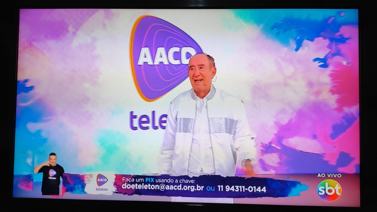 otaldovisprotte's tweet photo. Histórico! Grande nome da história do Criança Esperança, Renato Aragão, o Didi, no #Teleton2024 #TeletonAACD https://t.co/NwtXs4JwkV