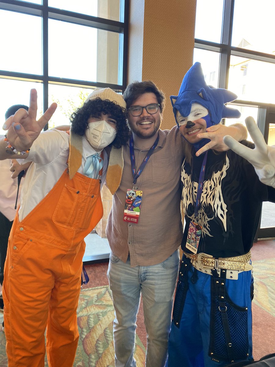 EmoSonic02's tweet photo. I’ve had a blast so far at @SonicExpo ! Loved meeting everyone! And if you got any pictures WITH me please comment them! https://t.co/tizQY16vwg