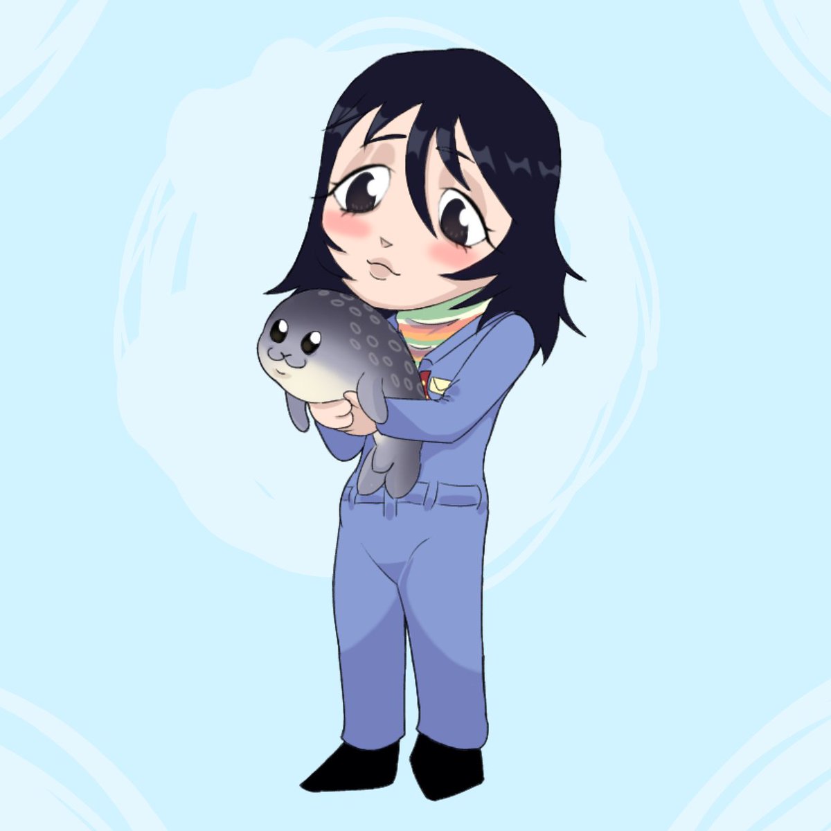 Dismaster18's tweet photo. Chibi Anya with a Seal
#mouthwashingfanart   #mouthwashinganya https://t.co/7nusE1Qw22