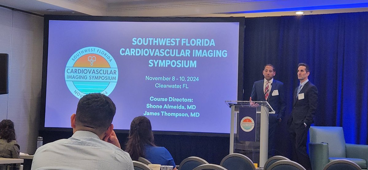 sanathshettydo's tweet photo. What a phenomenal perspective of cardiac imaging from cardiologists to radiologists at the first Southwest Florida Cardiovascular Imaging Symposium. It's exciting to see how cardiac imaging and AI will transform the landscape of cardiology. @AlmeidaSho89252 @DCrousillat #SFCIS https://t.co/7xs93M5IQH
