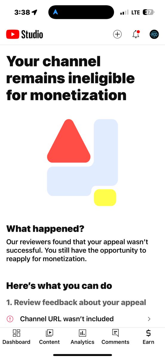 morelifejayy's tweet photo. @TeamYouTube I sent the same video which is longer but it said there wasnt a url shown when the username of the account was clearly stated in the video. https://t.co/5rlem9yOY8