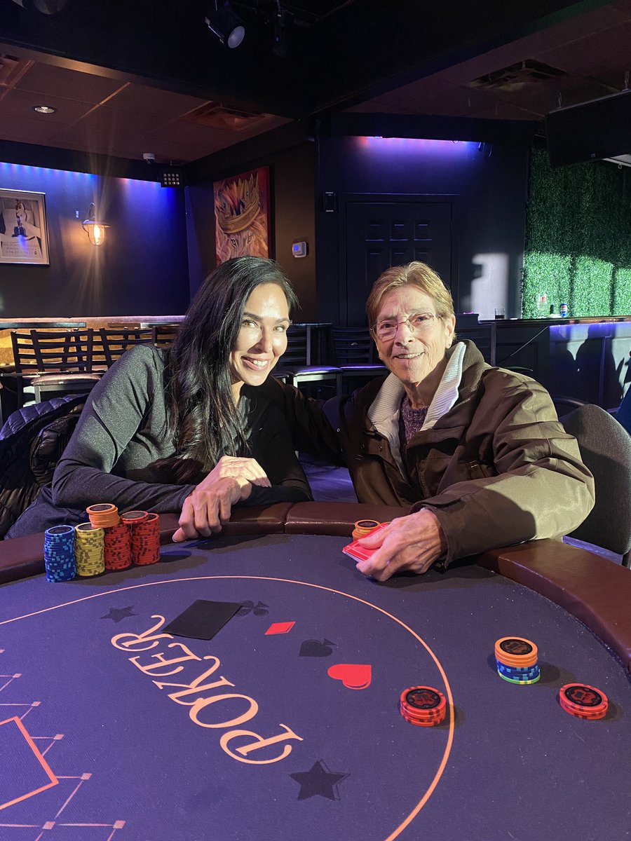 Unbelievable she is 76 years old. Poker is a part of her secret I believe. I feel young too. 😉 Let’s go on the finale table. I feel It 💪🏼