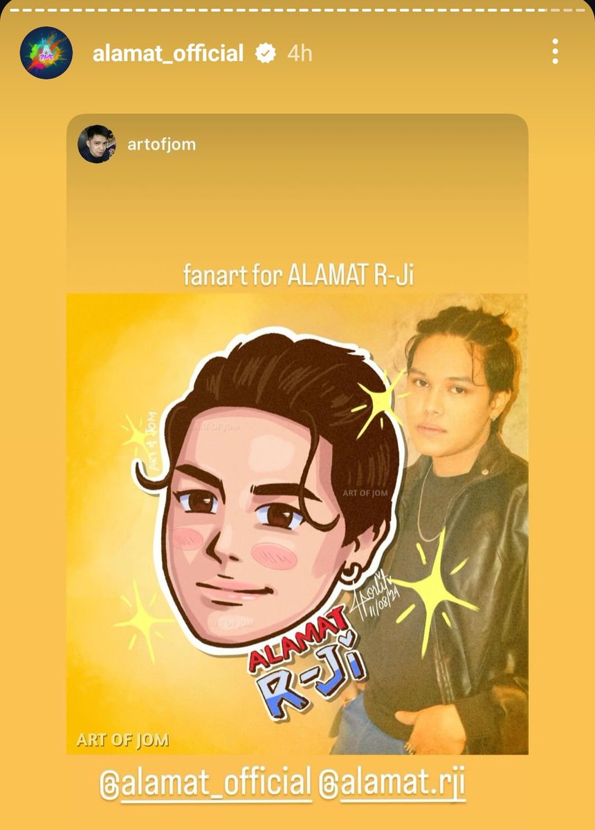 artofJom's tweet photo. Ayiiie!!! Thank You @Official_ALAMAT sa pagnotice ng Fan Art ko for R-Ji ๐คฉ๐คโ๐ป
#Alamat #Alamat_Rji #Alamatfanart #fanart #art https://t.co/K3sLbewKwj