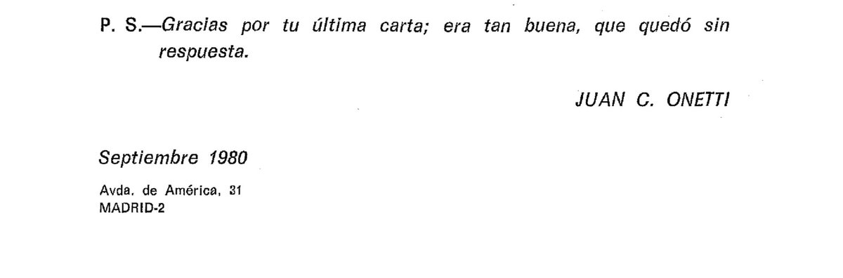 abatebigote's tweet photo. La posdata d’una carta dirigida a Cortázar. https://t.co/W9BNreaRoy