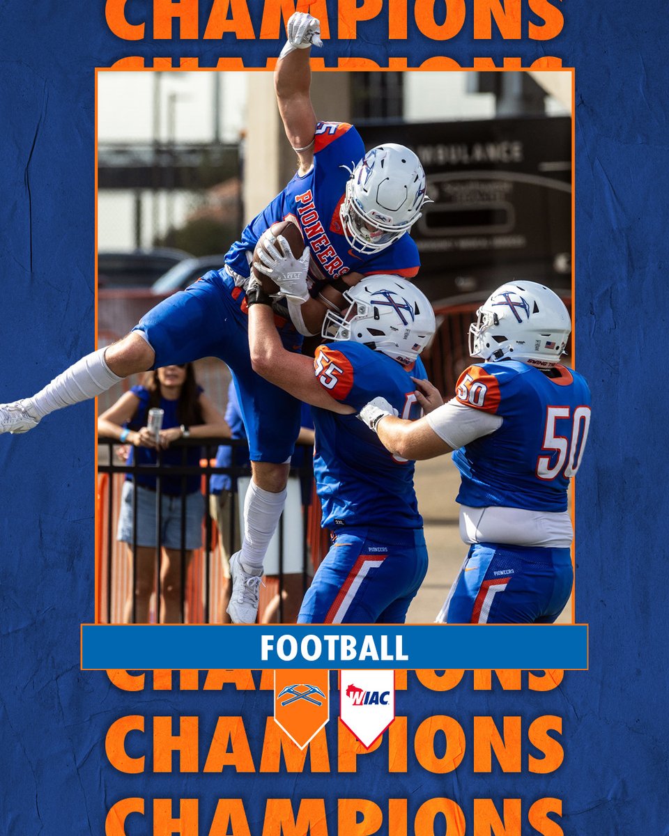 WIAC (@wiacsports) on Twitter photo #WIACFB | Congratulations <a href="/uwp_pioneers/">UW-Platteville Athletics</a> on securing at least a share of the 2024 WIAC football title! It is the 15th in program history and first since 1980.
#ExcellenceInAction
#d3fb #WIACFB | Congratulations <a href="/uwp_pioneers/">UW-Platteville Athletics</a> on securing at least a share of the 2024 WIAC football title! It is the 15th in program history and first since 1980.
#ExcellenceInAction
#d3fb