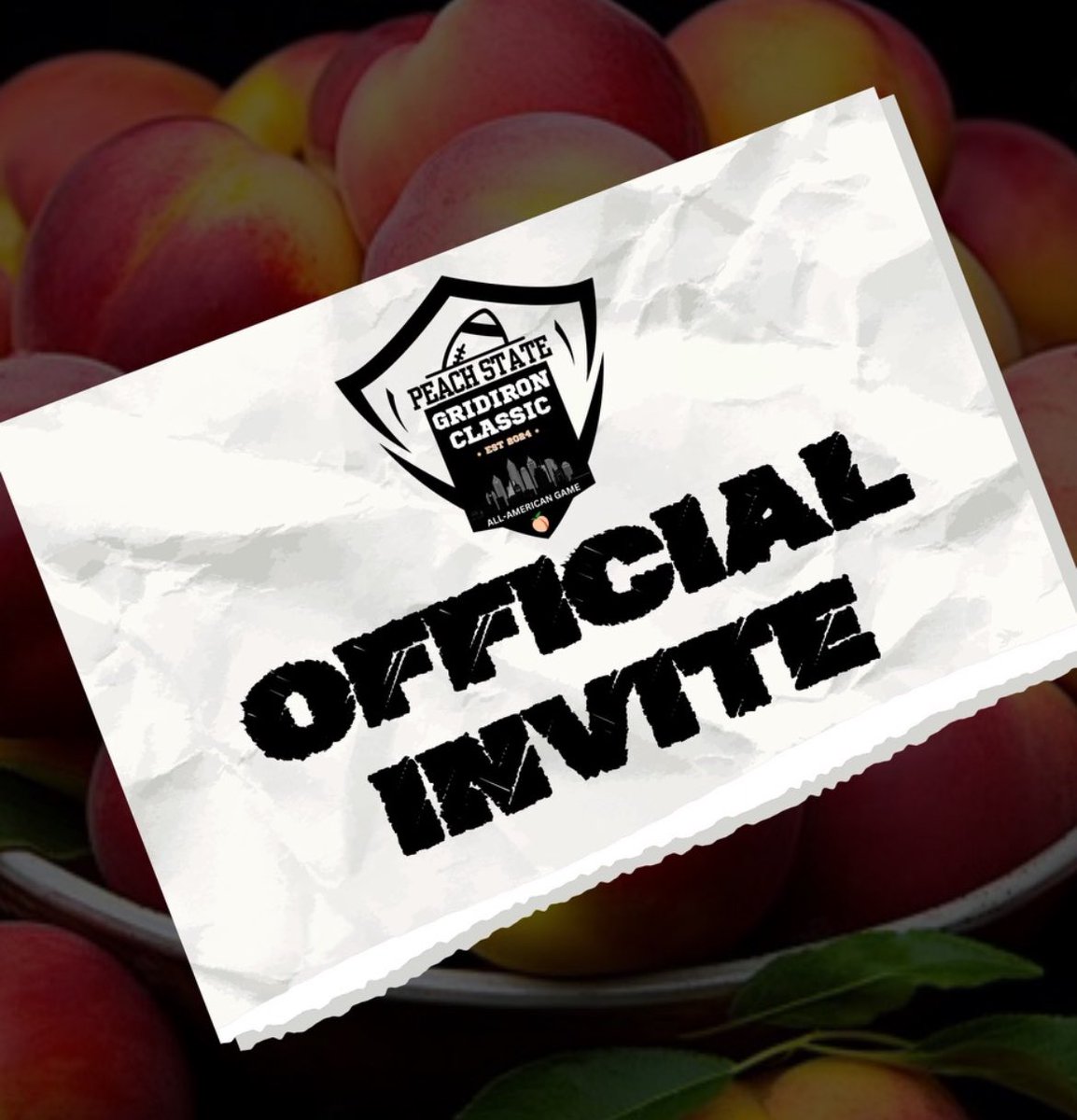 Very grateful to receive an invite to the 2024 peach bowl! big thank you to <a href="/CoachDaniels06/">Coach Daniels</a> and <a href="/dionisms/">Dion Evans | #ΩΨΦ</a>
<a href="/MoreauFootball/">Moreau Catholic Football</a>