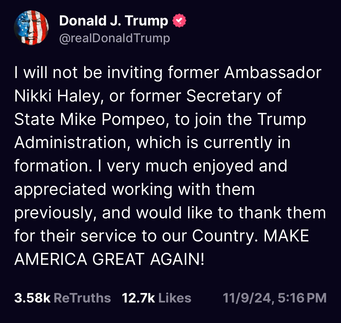 realroguerider's tweet photo. #NoPompeo
#NoHaley
It’s for sure…
👇👇👇👇👇👇👇👇👇👇👇 https://t.co/pLLsQHcd2m