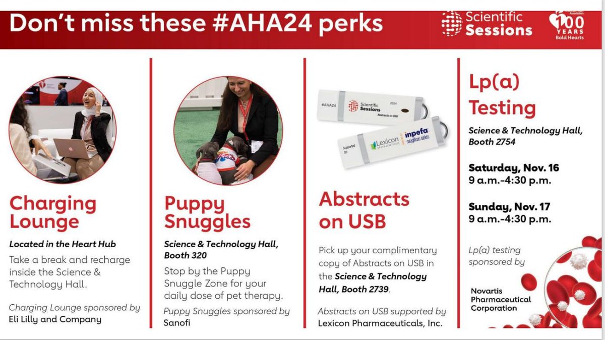 Garima Sharma M.D (@garimavsharmamd) on Twitter photo Do you know your Lp(a)? Check out the perks at #AHA24 sessions! Don't miss stopping at these stations! <a href="/AHAScience/">AHA Science</a> <a href="/dramitkhera/">Amit Khera</a> <a href="/JoChikweMD/">Jo Chikwe</a> <a href="/RajgopalRadhika/">Radhika Rajgopal Singh</a> <a href="/AnastasiaSMihai/">Dr Anastasia Mihailidou FAHA FCSANZ FESC</a> <a href="/DrLaxmiMehta/">Dr. Laxmi Mehta</a> <a href="/iamritu/">Ritu Thamman MD</a> <a href="/SeanM_Wu/">Sean M Wu, MD PhD</a> <a href="/VietHeartPA/">Viet Le DMSc PA-C FACC FAHA HF-Cert</a> Do you know your Lp(a)? Check out the perks at #AHA24 sessions! Don't miss stopping at these stations! <a href="/AHAScience/">AHA Science</a> <a href="/dramitkhera/">Amit Khera</a> <a href="/JoChikweMD/">Jo Chikwe</a> <a href="/RajgopalRadhika/">Radhika Rajgopal Singh</a> <a href="/AnastasiaSMihai/">Dr Anastasia Mihailidou FAHA FCSANZ FESC</a> <a href="/DrLaxmiMehta/">Dr. Laxmi Mehta</a> <a href="/iamritu/">Ritu Thamman MD</a> <a href="/SeanM_Wu/">Sean M Wu, MD PhD</a> <a href="/VietHeartPA/">Viet Le DMSc PA-C FACC FAHA HF-Cert</a>