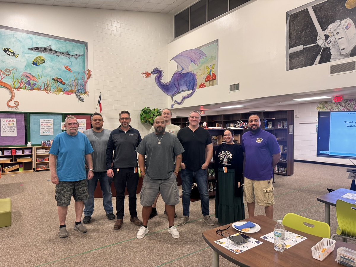 Kicked off our Watch DOGS program tonight! Thankful for the dads and male role models who showed up to make a difference at <a href="/HumbleISD_TE/">Timbers Elementary</a> . Excited to see the impact they’ll have this year! #WatchDOGS