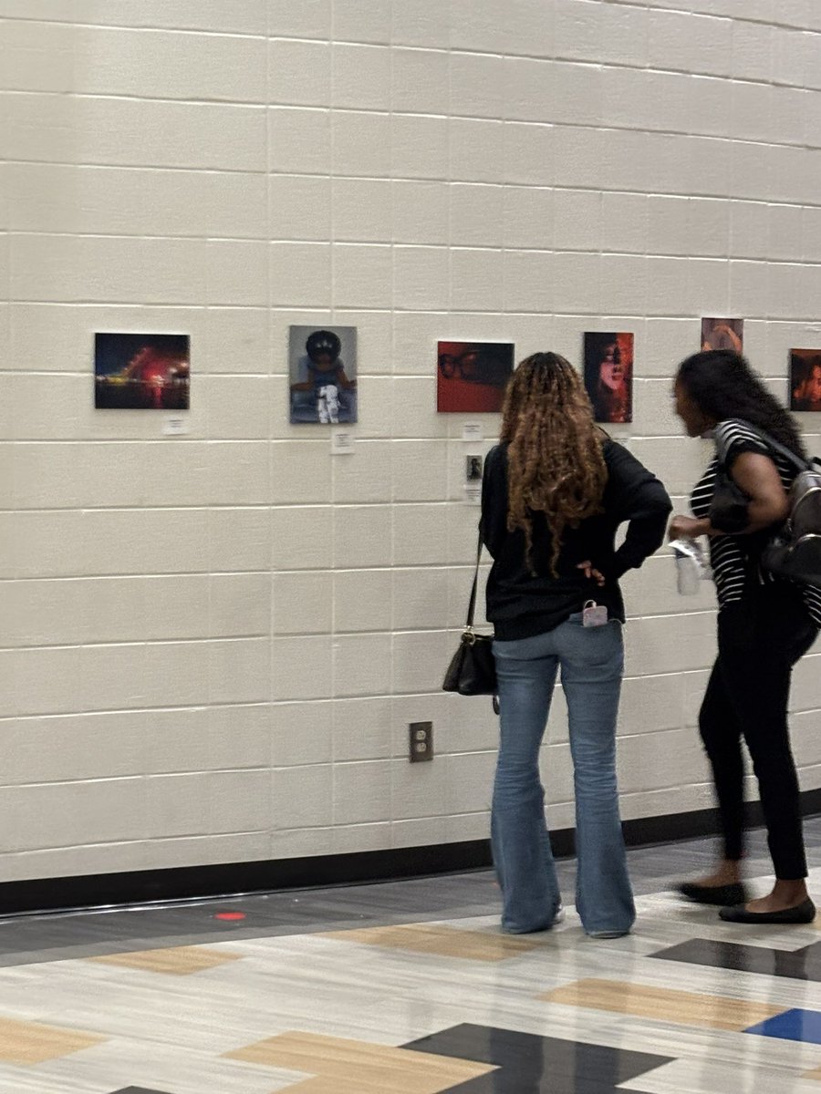 Just left the Clayton County Stilwell school of the arts (nationally recognized for student performance)-new Gallery Exhibition was wonderful and demonstrative of growing student performance -images of art and students