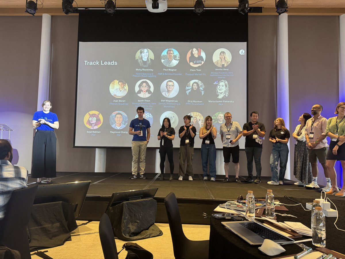 _FilOz's tweet photo. ๐ธ Capturing the energy at Day 1 of #FilecoinDevSummit with Jennifer (@_jennijuju), Molly (@momack28), and the entire team!
The FIL-OZ crew is here and ready to build the decentralized future!
๐ Join us in shaping what's next on @Filecoin! ๐
#FilecoinCommunity #Web3 #FilDevSummit