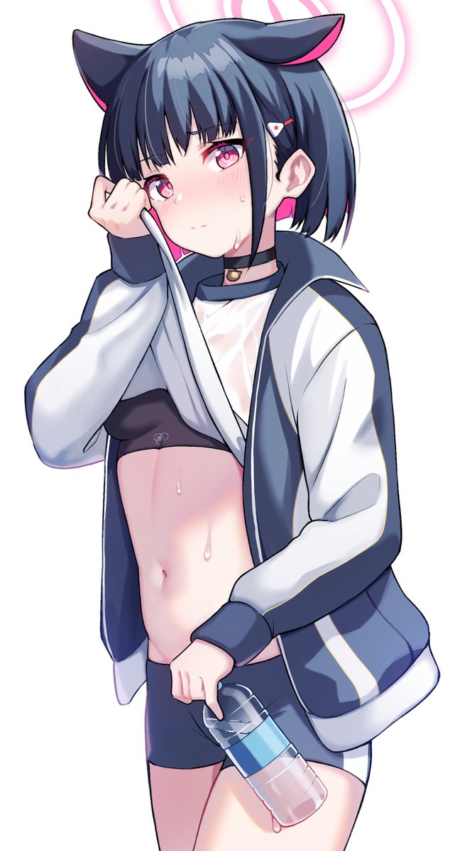 カズサ(ブルーアーカイブ) 「#いいおなかの日 」|coma_のイラスト