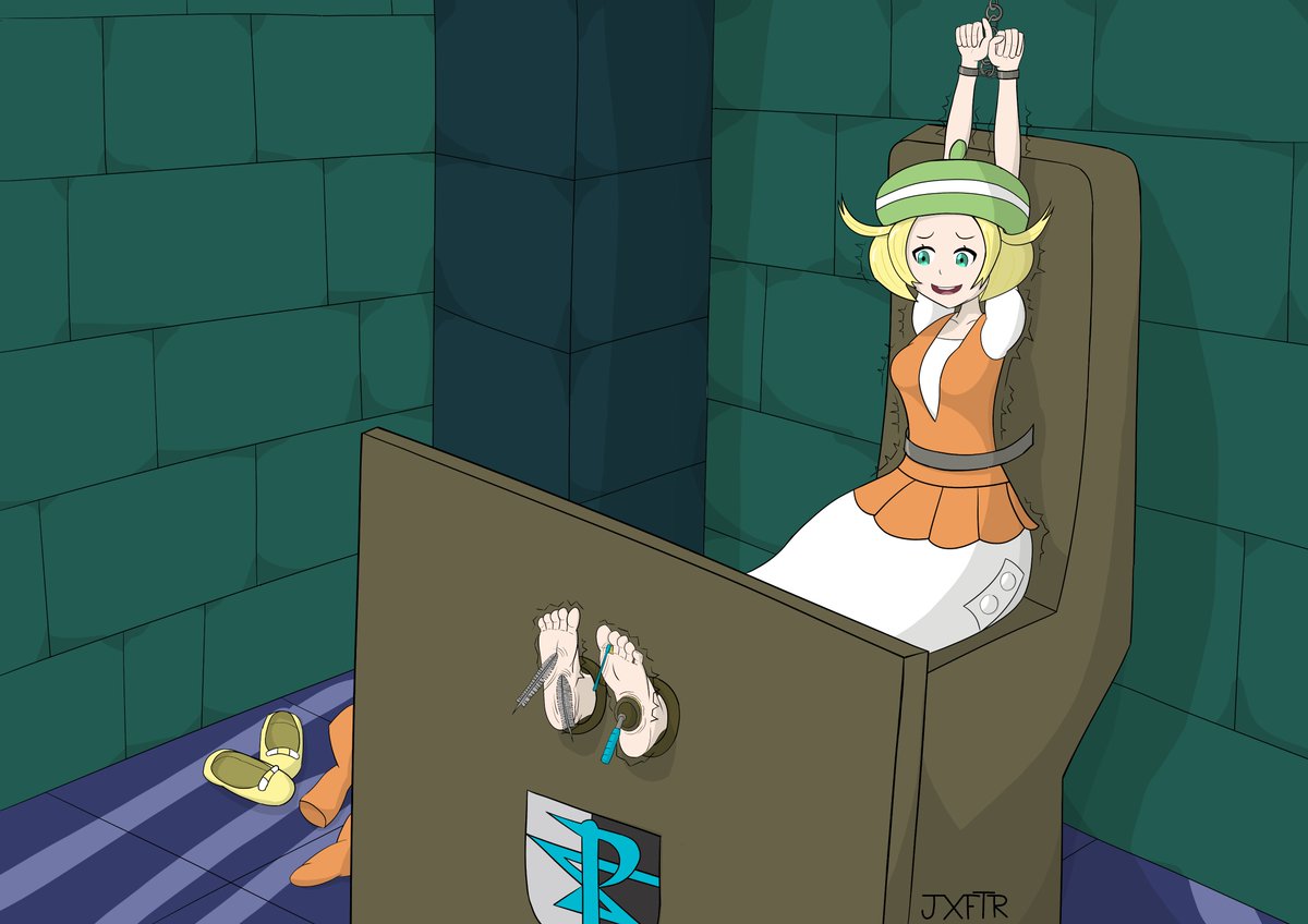 Seems a handful of people started following me here recently. (99% of my followers before that were random bots lol) Here's the tickling variant of the Bianca pic, since I haven't posted it here yet